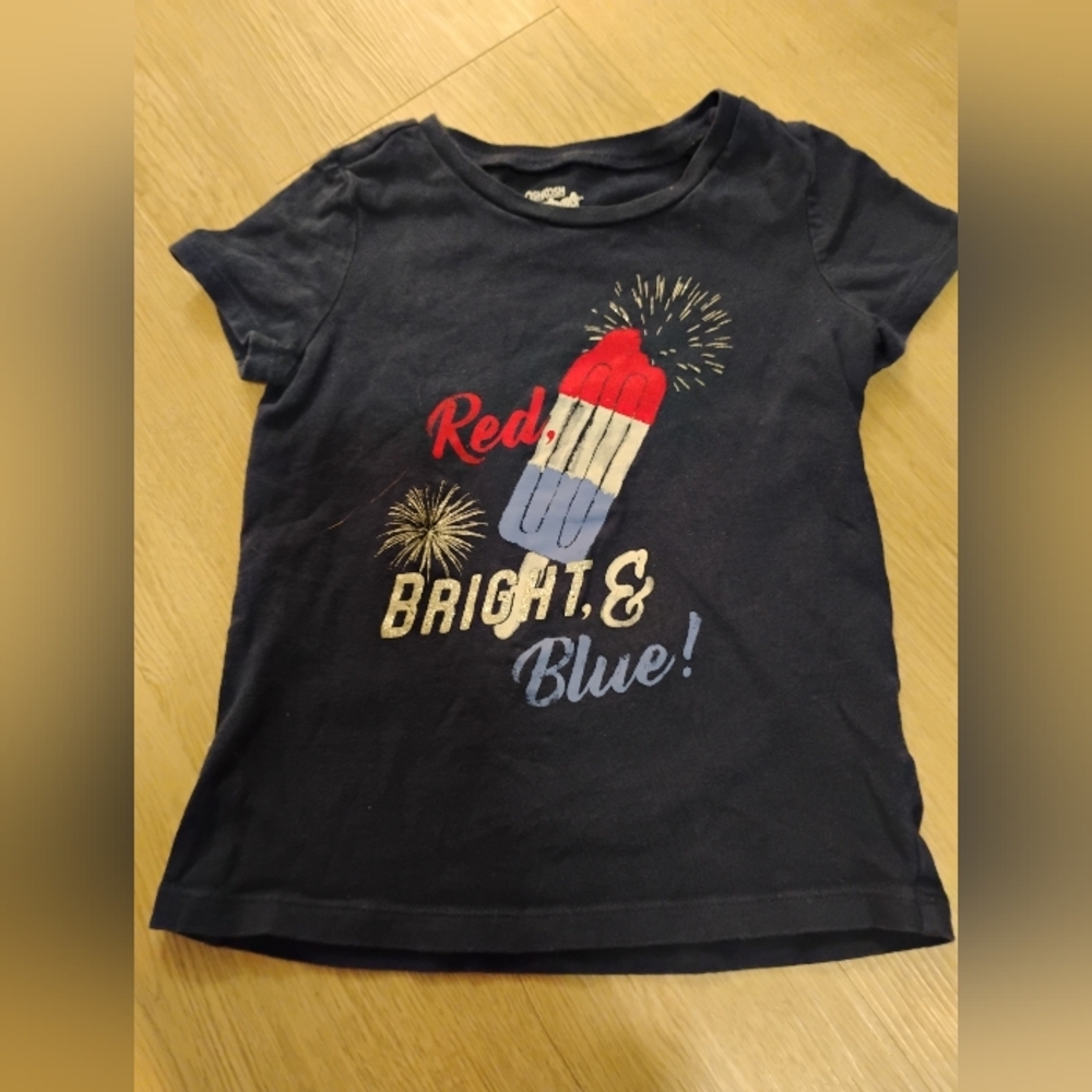 OshKosh B'gosh Navy Red & Blue Popsicle Tee